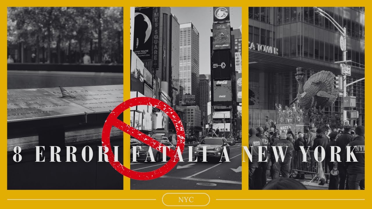 Non fare QUESTI errori a New York 😱 (Ti rovineranno la vacanza!)