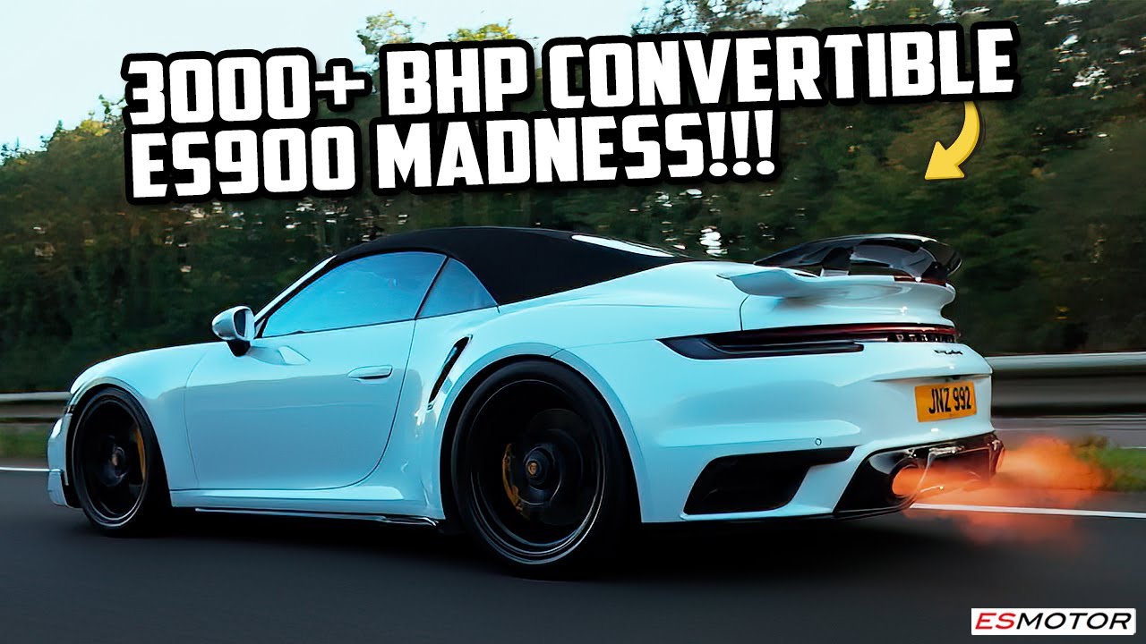 БЕЗУМНЫЕ 3000+ Л.С. 992 TURBO S КАБРИОЛЕТ ВЫХОДЯТ НА УЛИЦЫ! #esmotoruk #911turbo #ES1300 #ES900