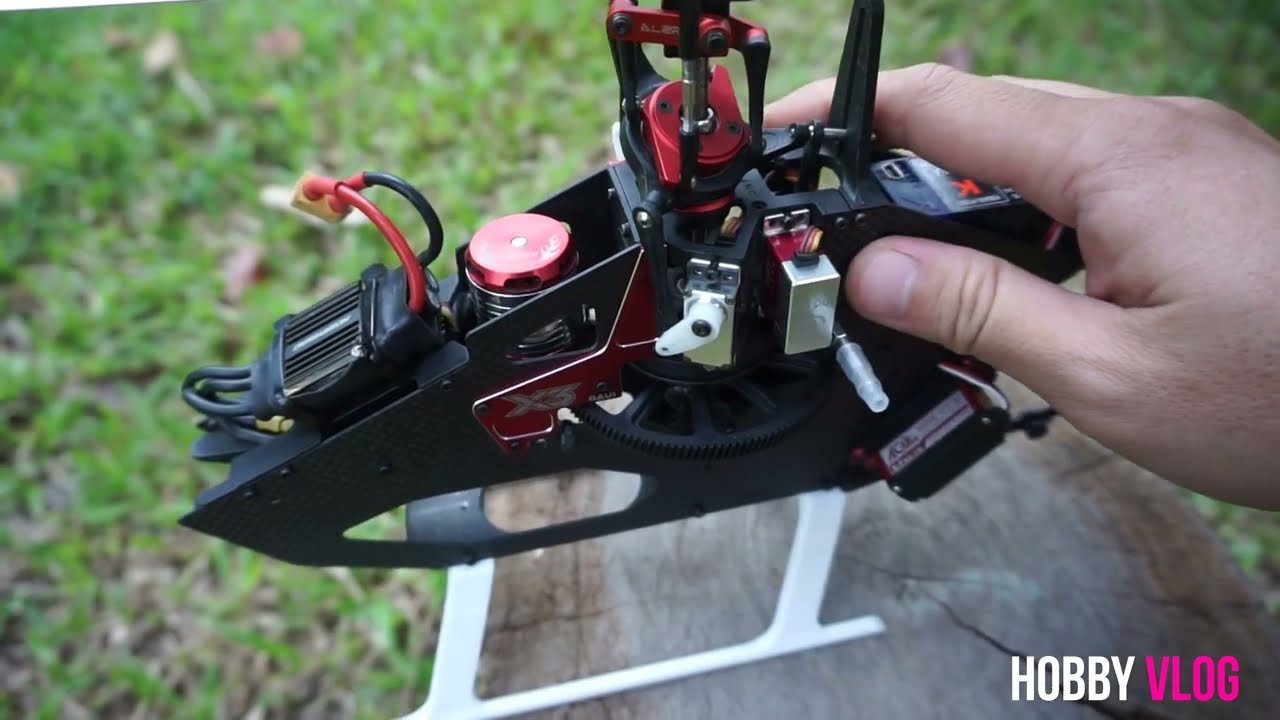 ALZRC X360 rc helicopter แปลง ฮ.ไฟฟ้าบังคับวิทยุไซส์ 360 ลงชุดไฟ ฮ.450 ใส่แบต Piloใส่แบต 3 เซลล์