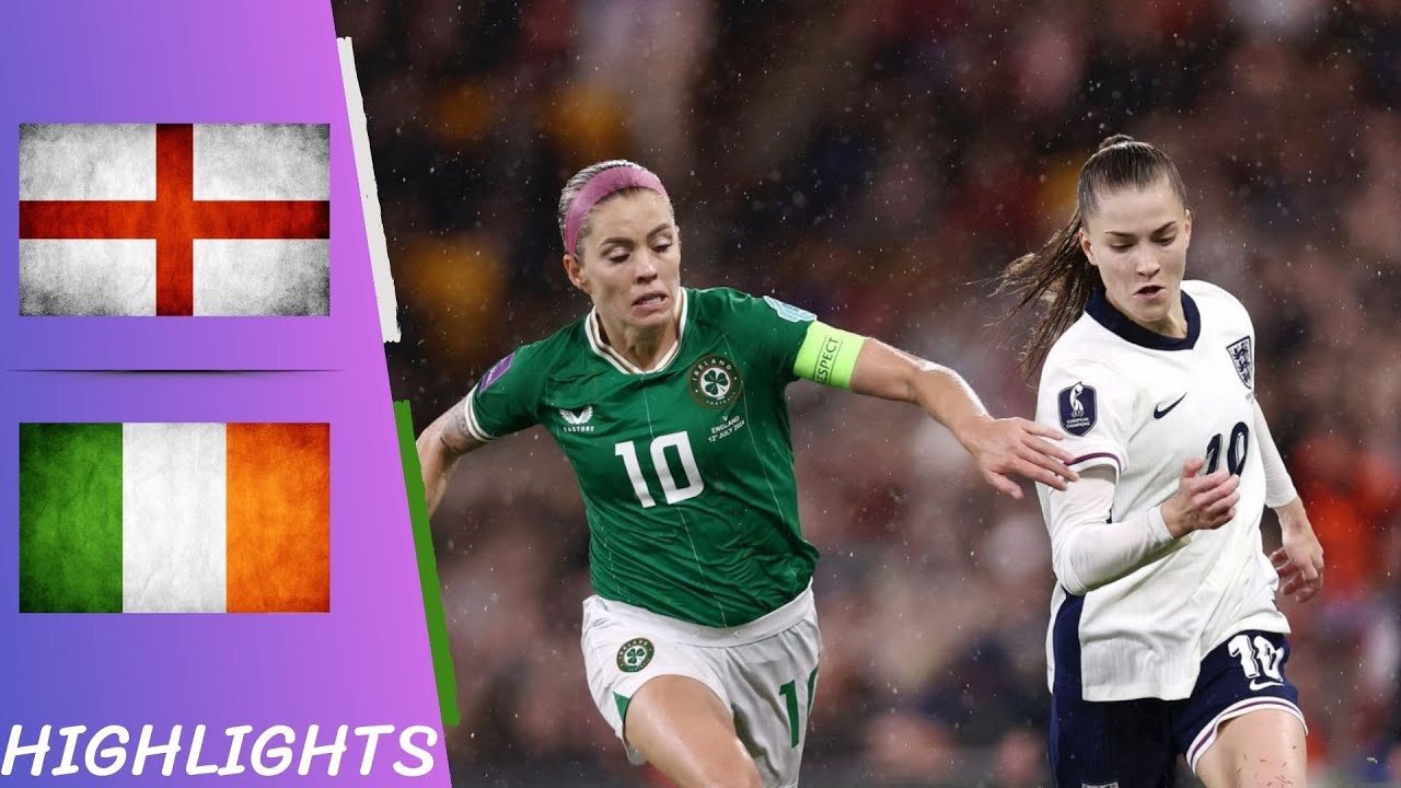 England vs. Republic of Ireland | Women's European Qualifiers AGG 4-1 Highlights All Goals 12/07/24