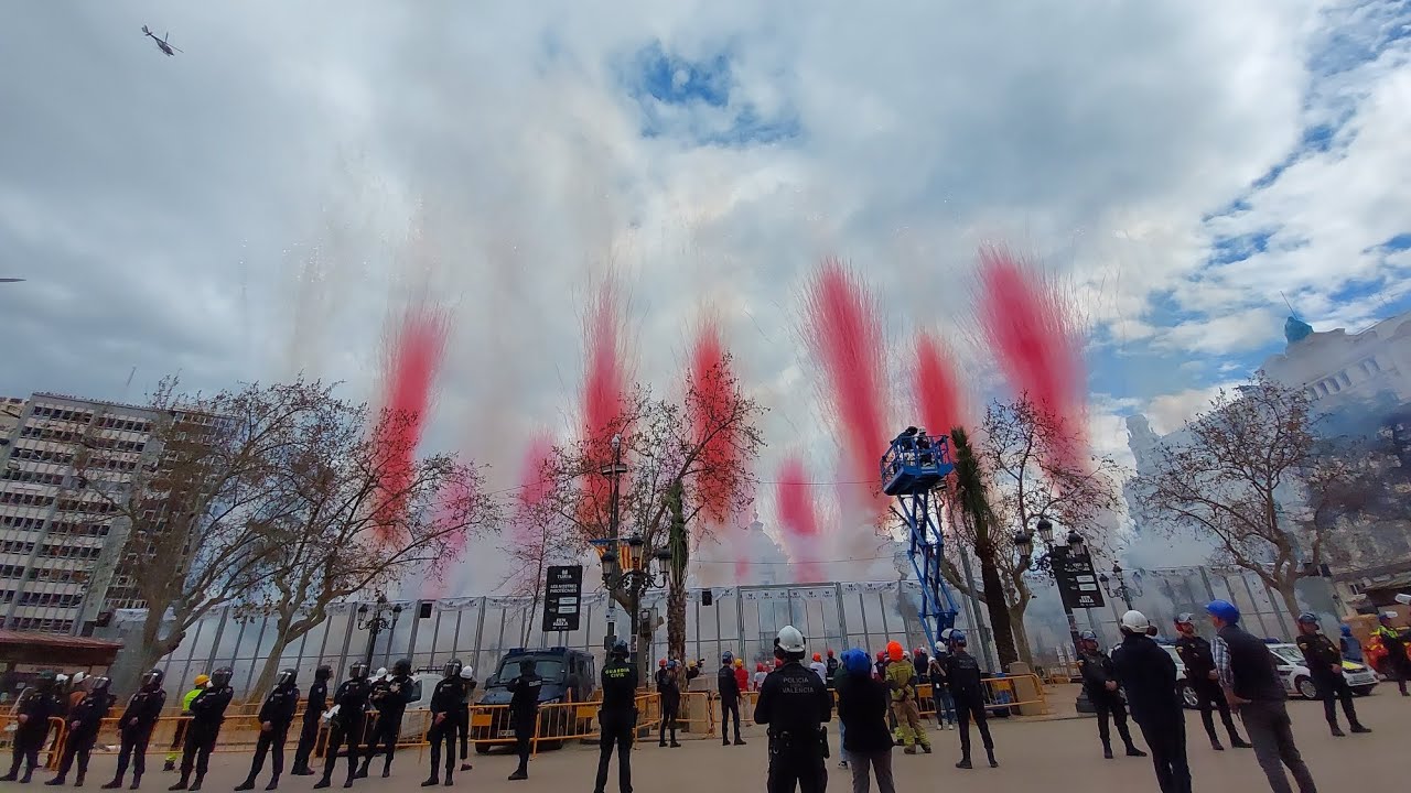 Mascleta Día 14 de Marzo Fallas Valencia 2026 Pza Ayto Pirotecnia Aitana Belgida