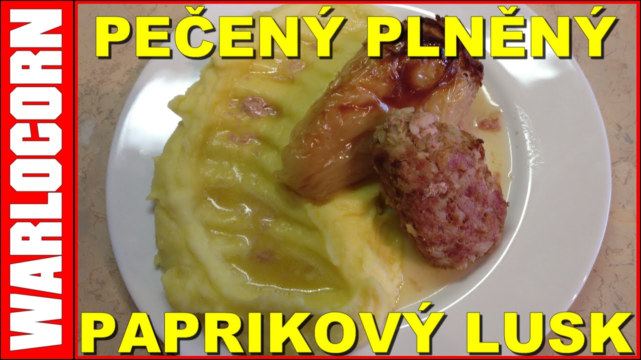 Pečený plněný paprikový lusk