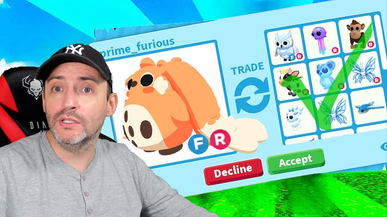 CE QUE LES GENS TRADE CONTRE UN CABBIT SUR ADOPT ME !!!???