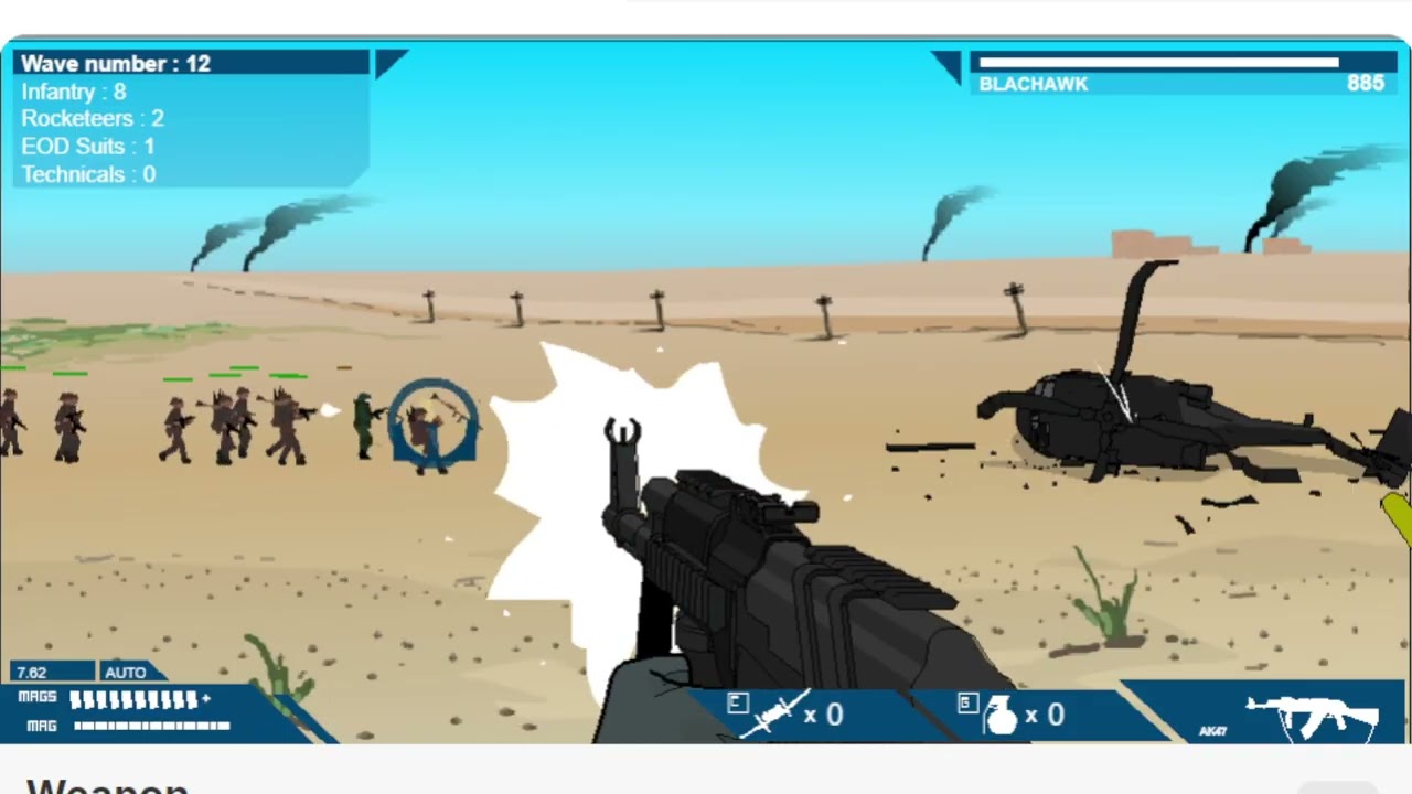 WEAPON A WAR FLASH GAME