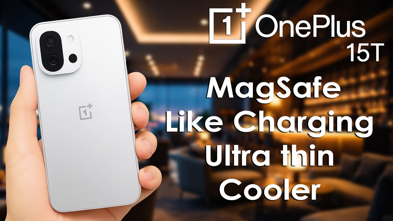 OnePlus 15T(15S) Leak MagSafe Wireless Charging, Ultra thin magnetic Cooling Accessory Incoming