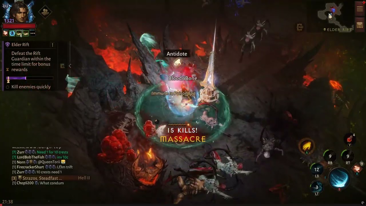 Diablo Immortal S49 10 crest elder rift