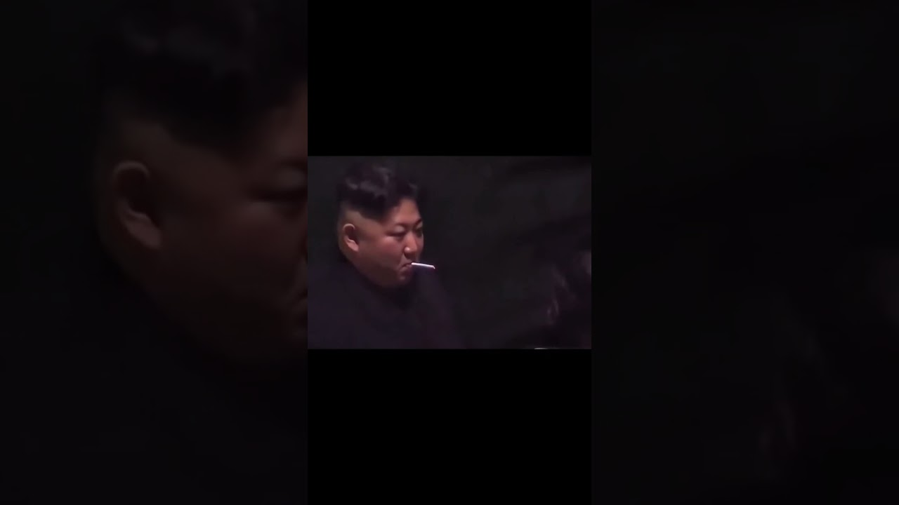 Supreme Leader Kim Jong-un seems to really like smoking 