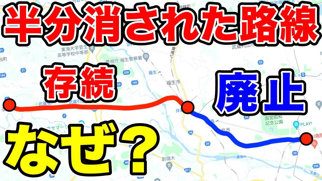 【驚愕】半分が廃止になった『かわいそうな路線』に乗ってきた
