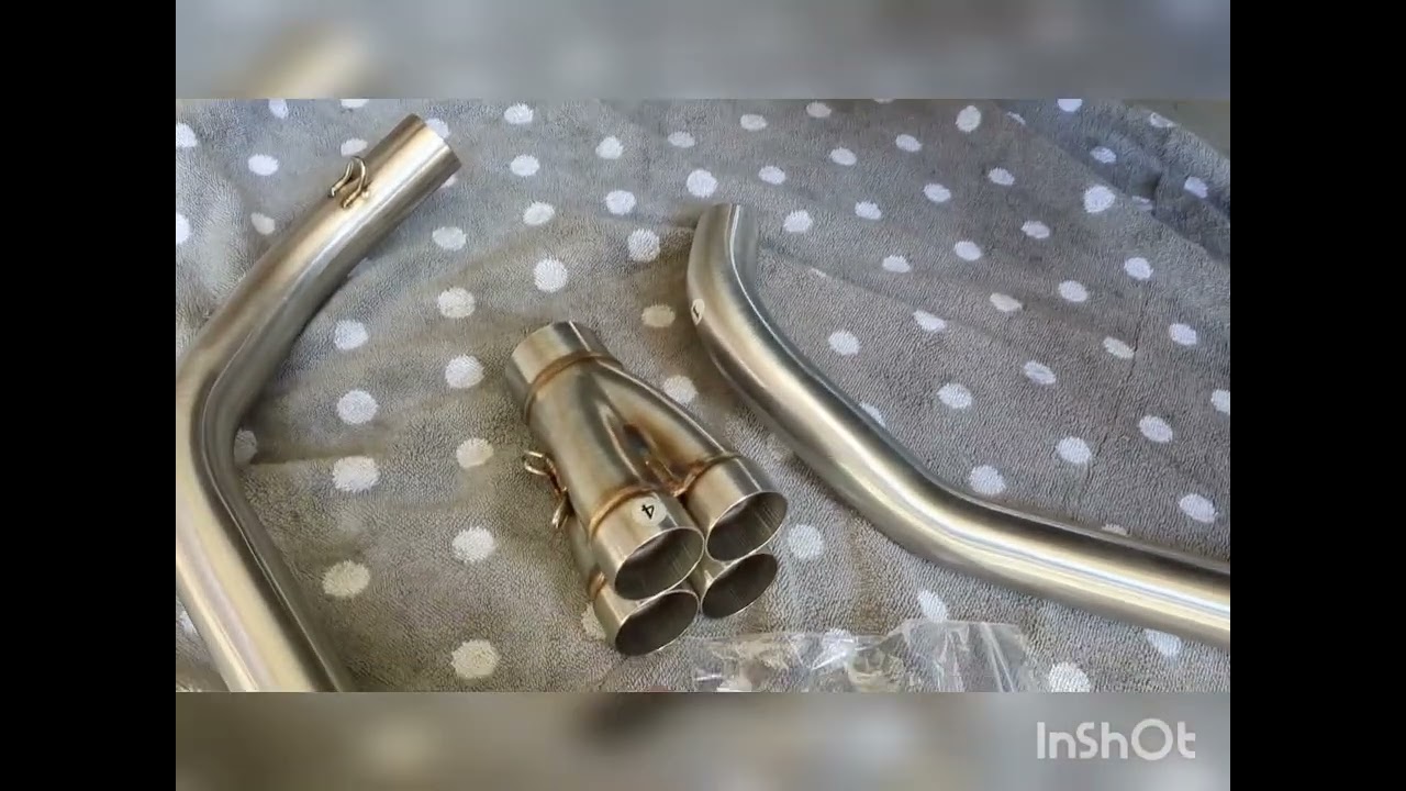 Installing new downpipes / headers on a Kawasaki ZRX 1100