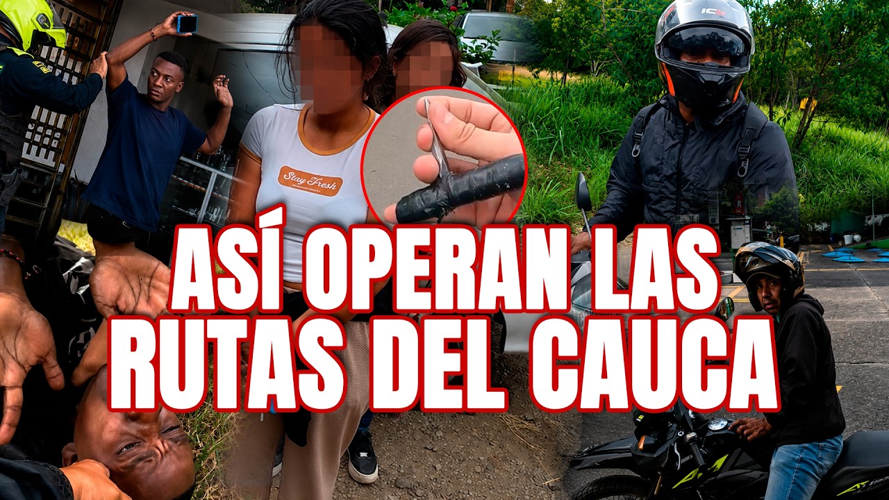 La ruta de la DELINCUENCIA en el CAUCA🗺️