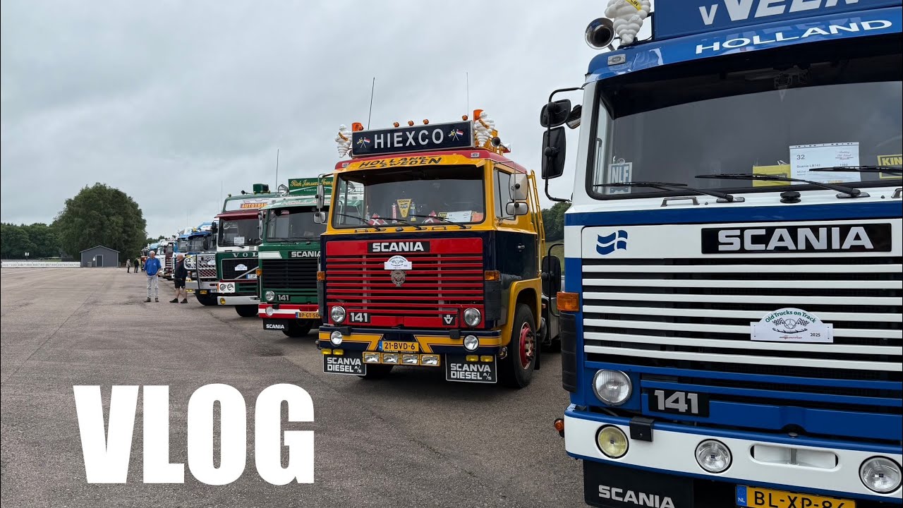 VLOG - My trip to the truck show Trucking Old School on Track 2025