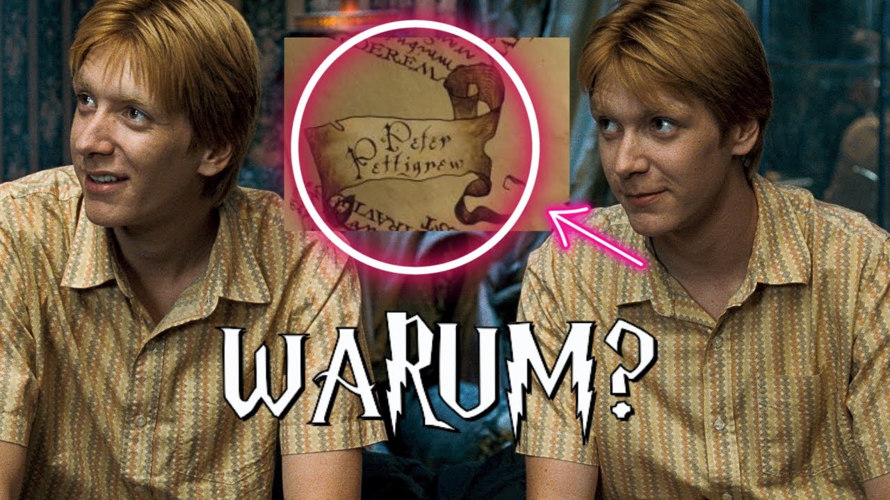 WARUM Fred und George Peter Pettigrew nie auf der Karte des RUMTREIBERS gesehen haben!