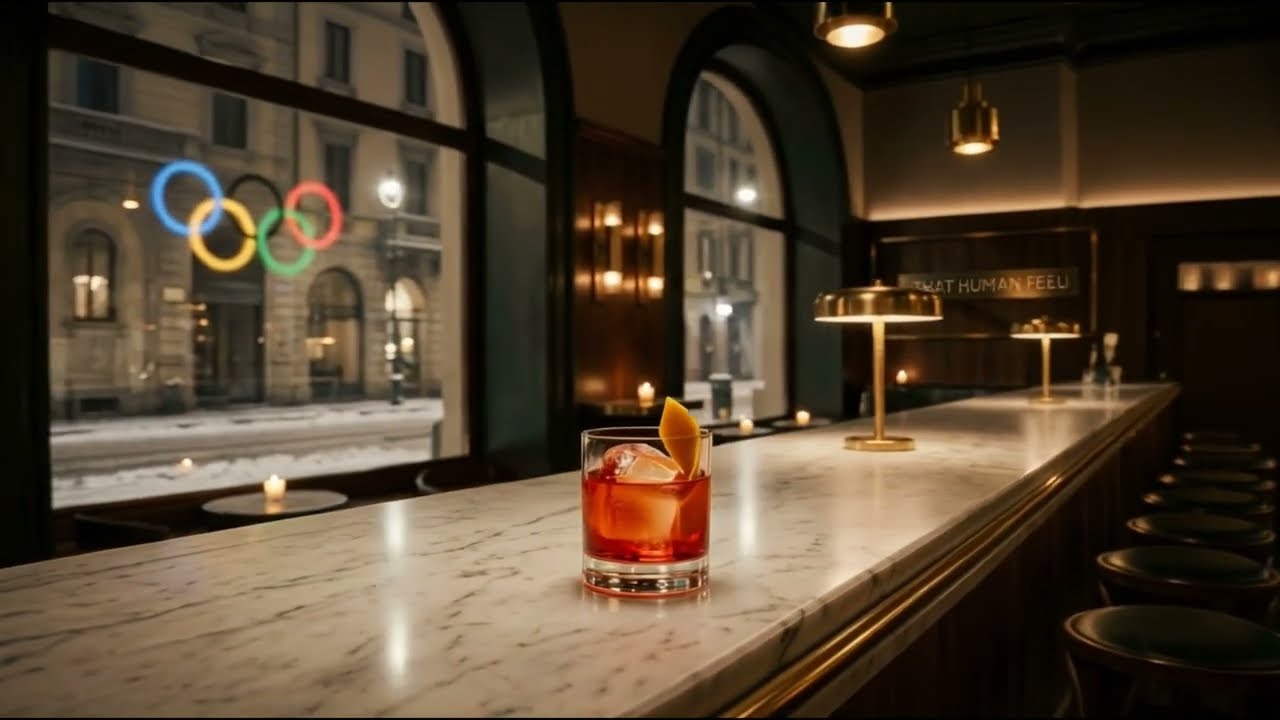 Milano Nights 🍸 Italian Bossa & Deep House Groove | Smooth Olympic Night Vibes