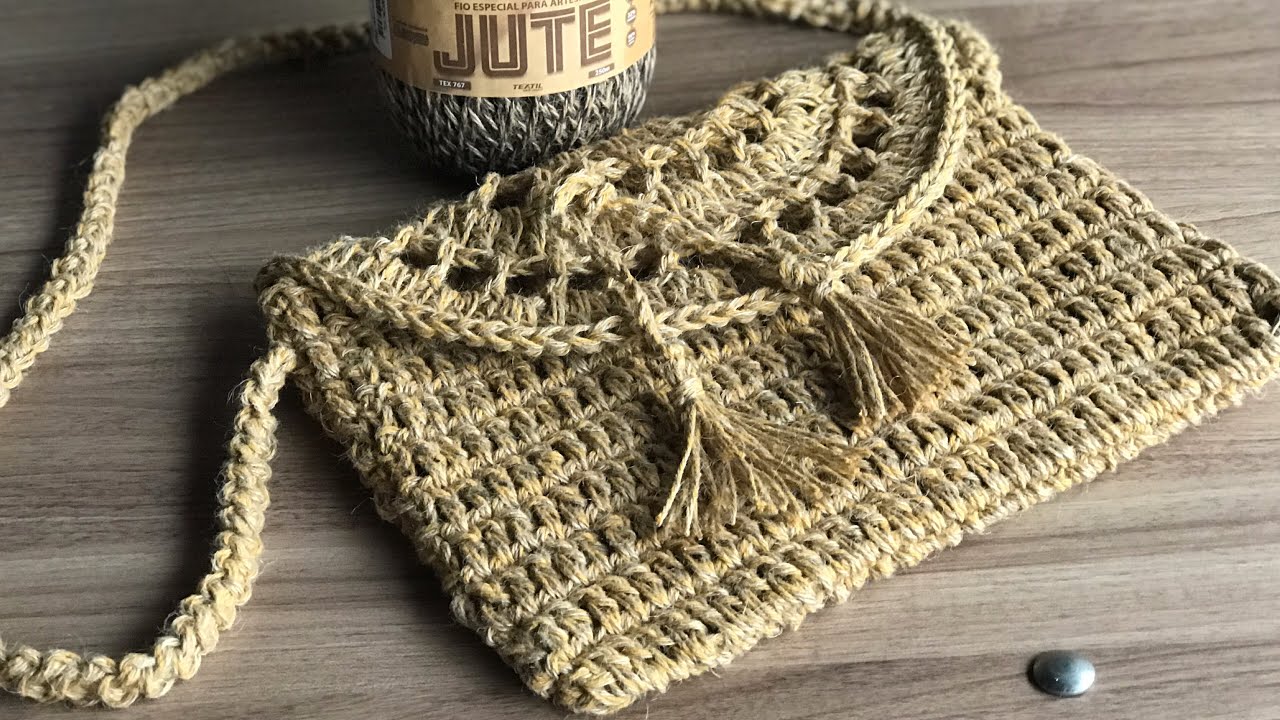 Bolsa fácil e super rápida em crochê