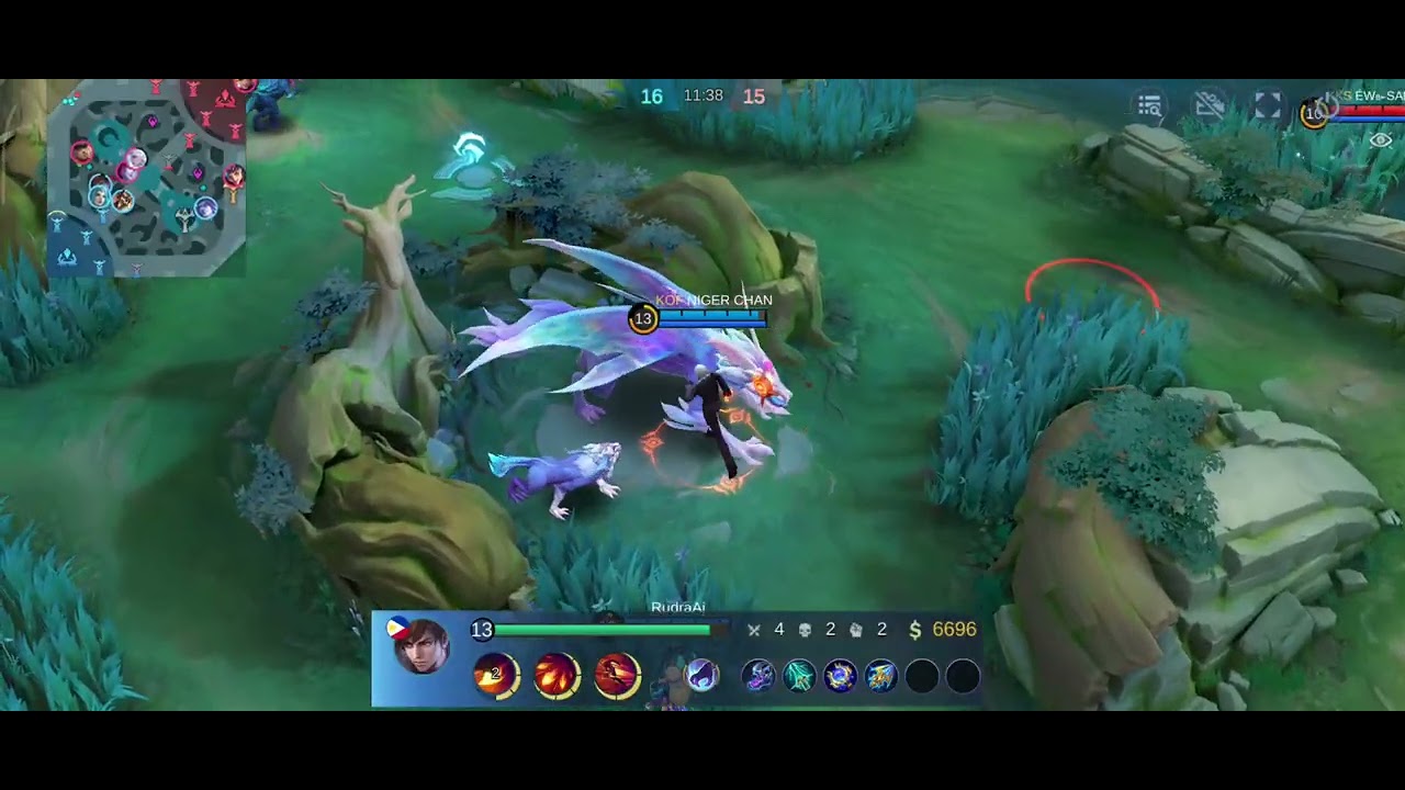 GUSION gameplay mvp#moba55creator  #mobilelegends  #moba55goldenmonth #gaming 