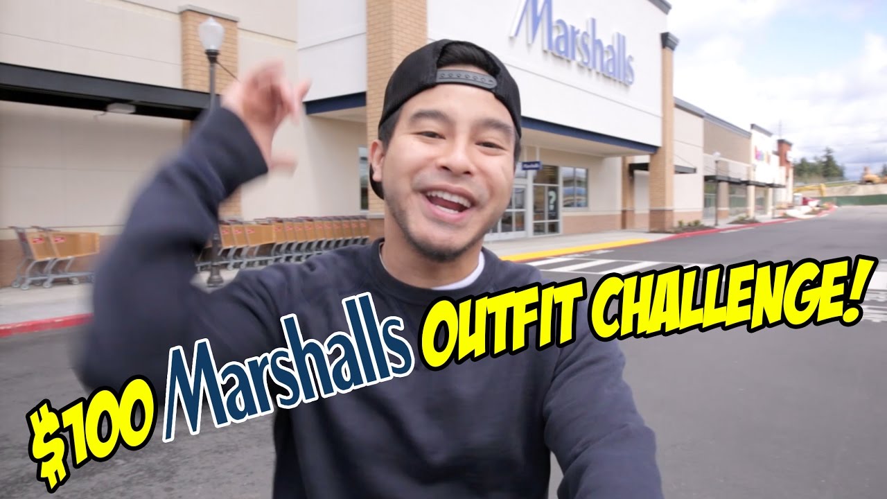 THE $100 MARSHALLS OUTFIT CHALLENGE! DID WE FIND YEEZYS?