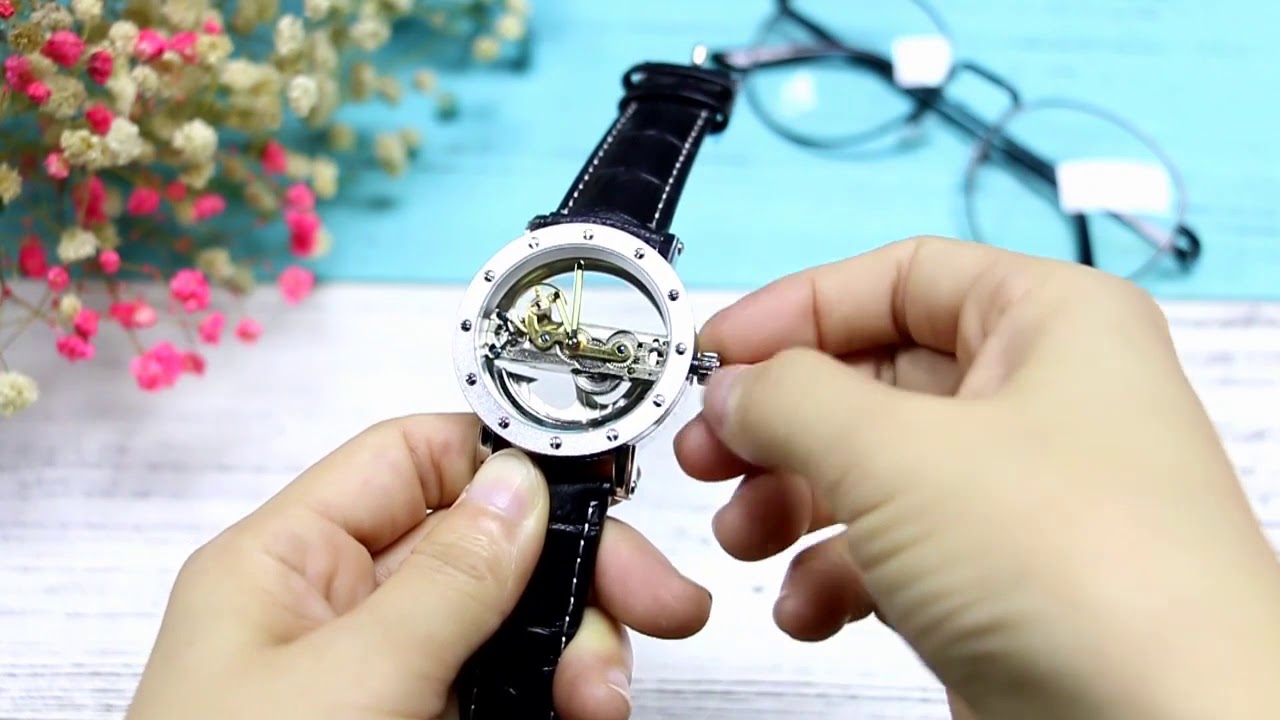 Montre Automatique Squelette pour Homme