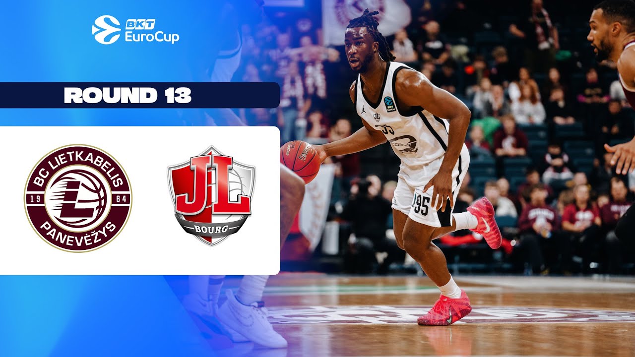 Lietkabelis Panevezys - Cosea JL Bourg-en-Bresse | Round 13 | EuroCup Basketball 2025-26