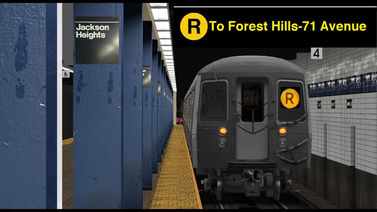 OpenBVE (R) Bay Ridge-95 Street To Forest Hills-71 Avenue (R68A)(2017)