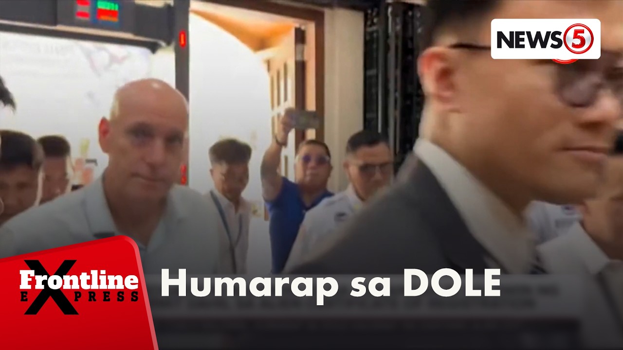 Tab Baldwin, tumugon sa subpoena sa kanya ng DOLE | Frontline Express