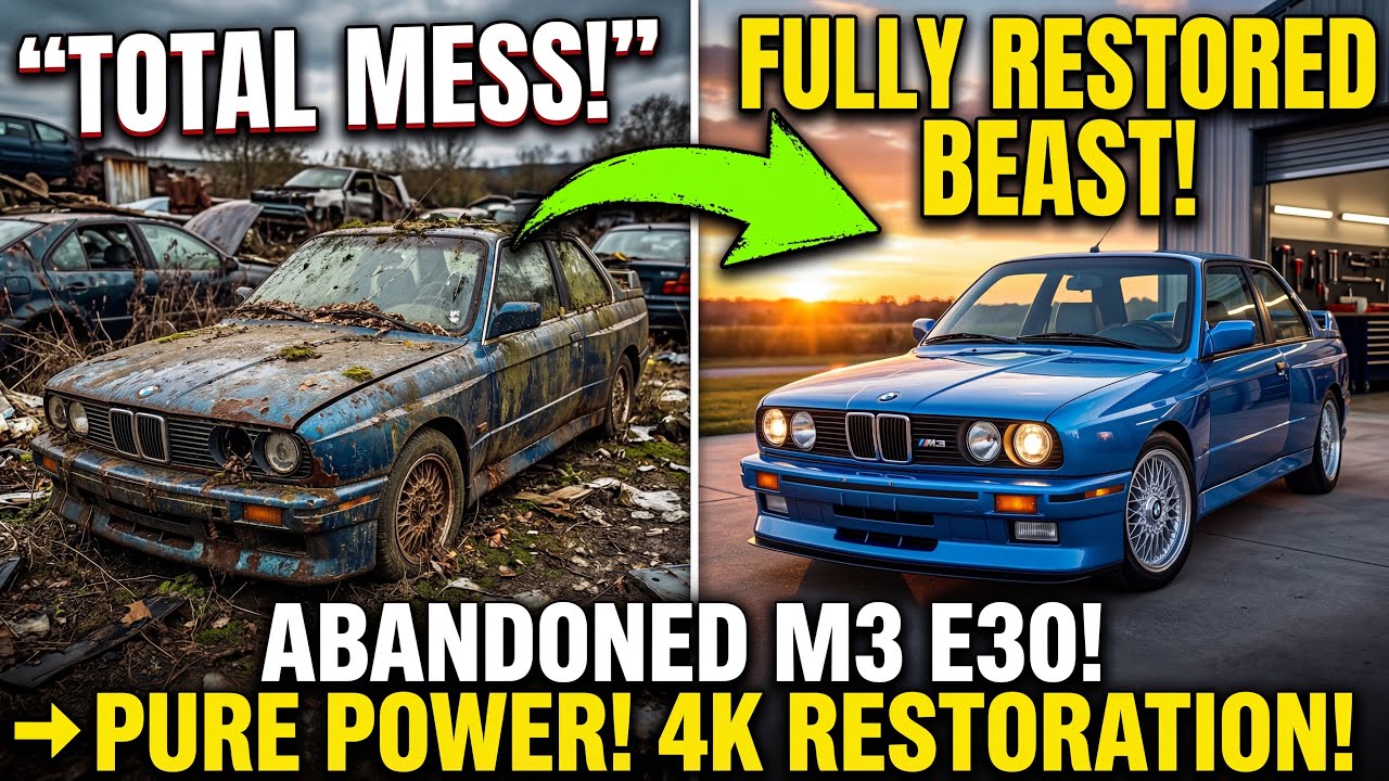 I Restored an Abandoned 1988 BMW M3 E30 to Brand New | Full ASMR Build