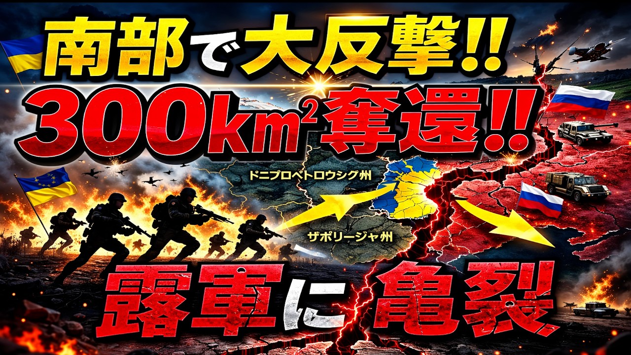 2026/2/24　ウクライナ南部戦線、大異変!　300㎢奪還の衝撃　ウ軍“快進撃”の真相