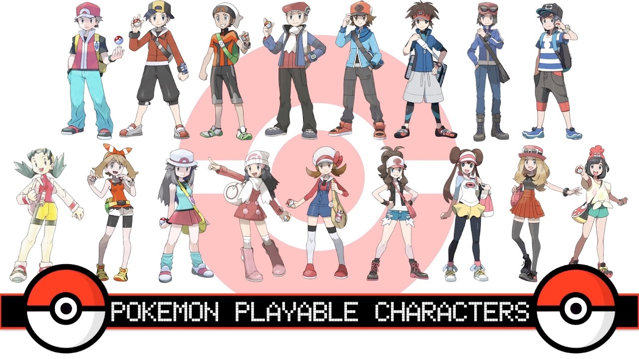 All Pokemon Playable Characters