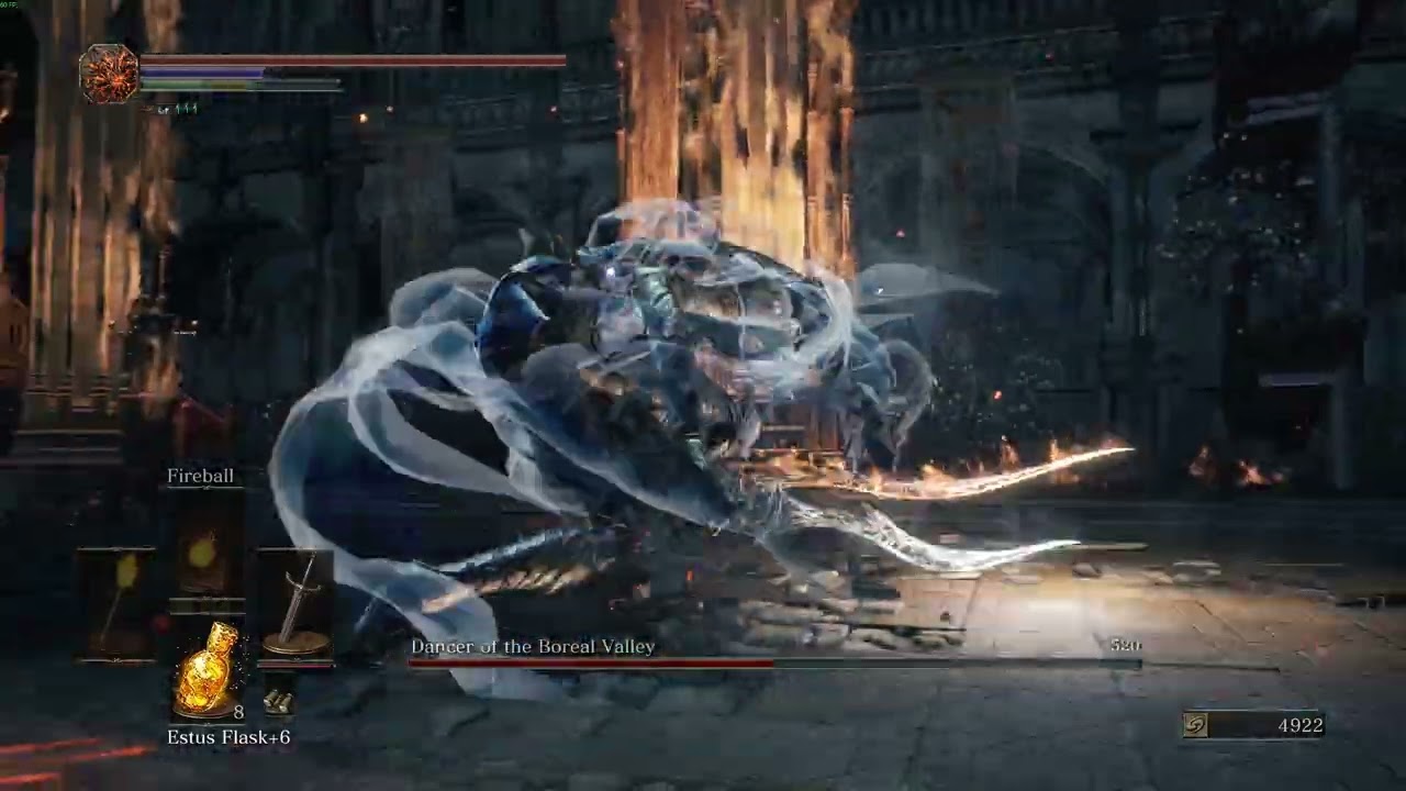 Dancer of the Boreal Valley Boss fight #darksouls3