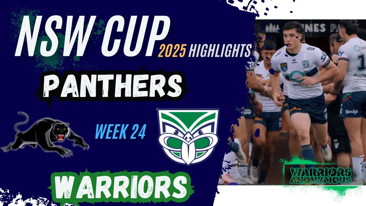 Warriors v Panthers | NSW Cup 2025 | Rd24 HIGHLIGHTS