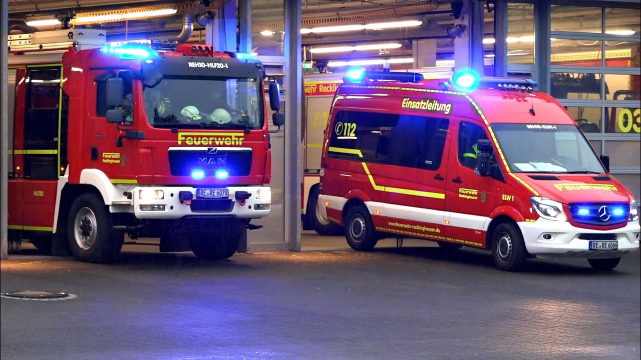 [FEUERWEHR RECKLINGHAUSEN] - Einsatzfahrten Hauptamtliche + Freiwillige Feuerwehr!