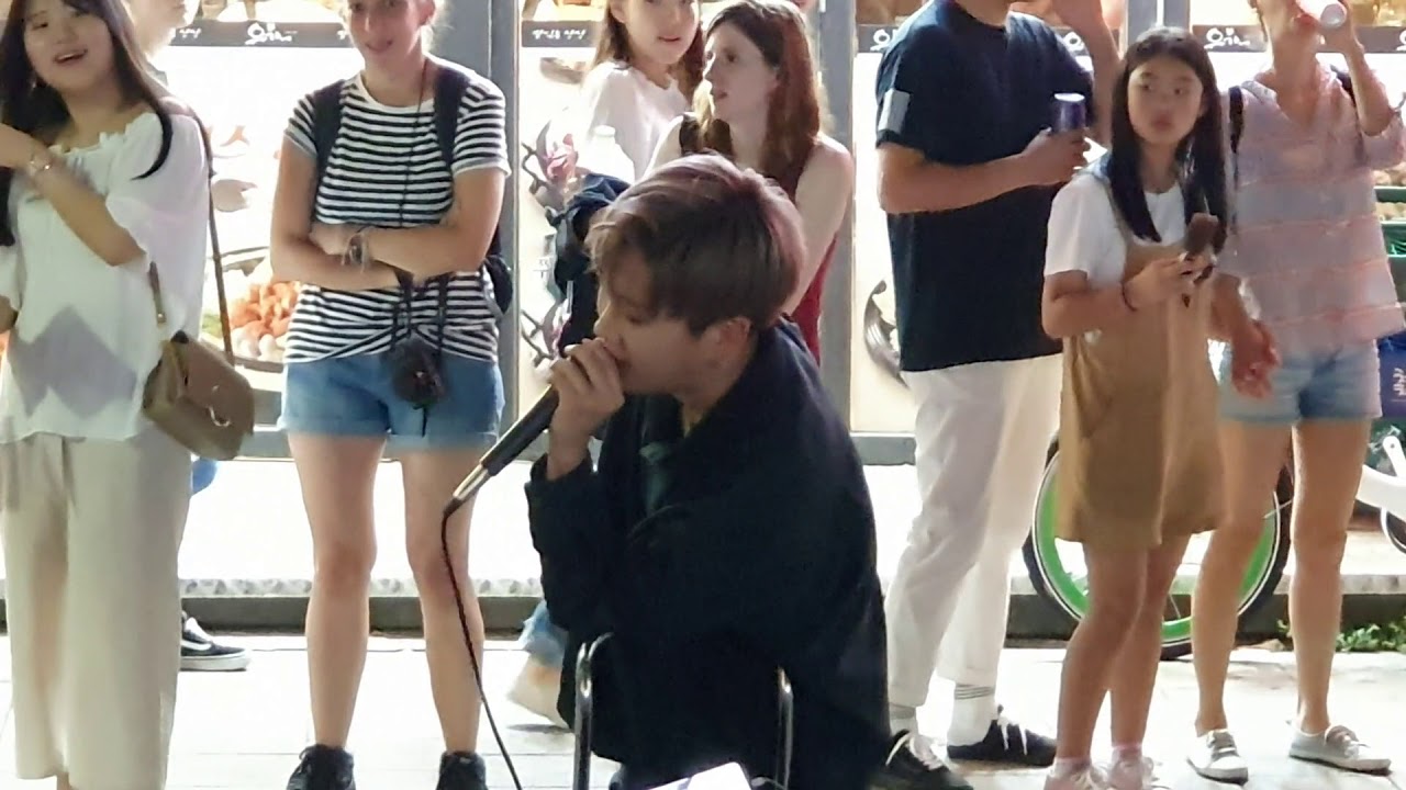 김효진(KimHyoJin-MYM,MAXXAM)/ Alligator-MONSTA X & Tempo-EXO & Kill This Love-BLACKPINK 20190808 홍대버스킹