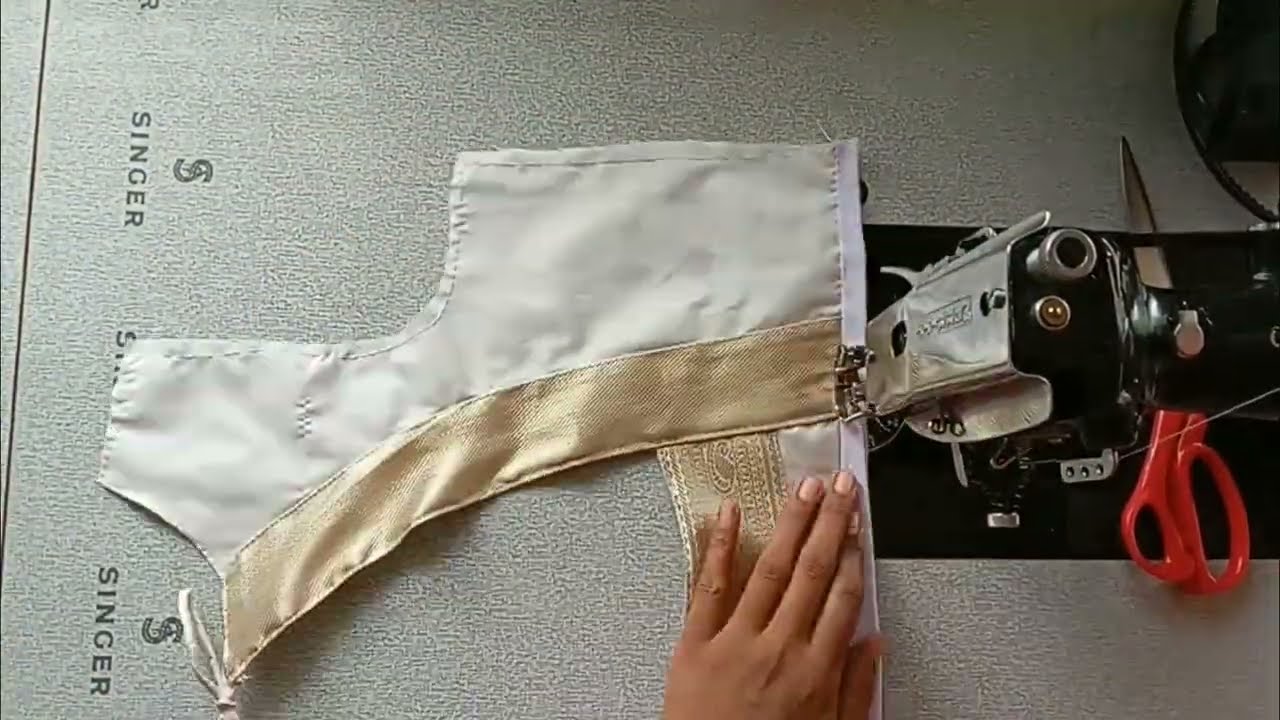 Kannada | Designer blouse stitching || How to stitch |princess cut blouse |Boatneck blouse stitching