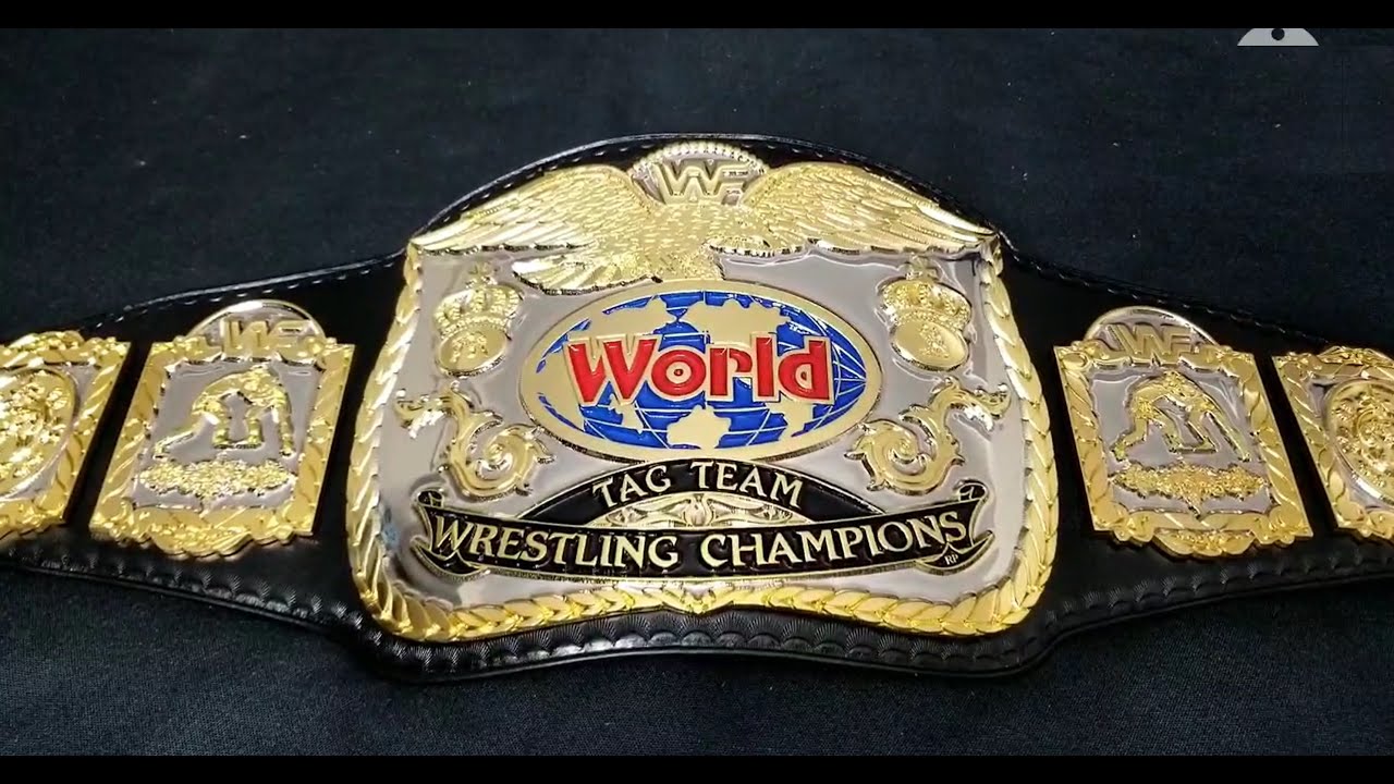 Classic Shields WWF tag belt unboxing and review