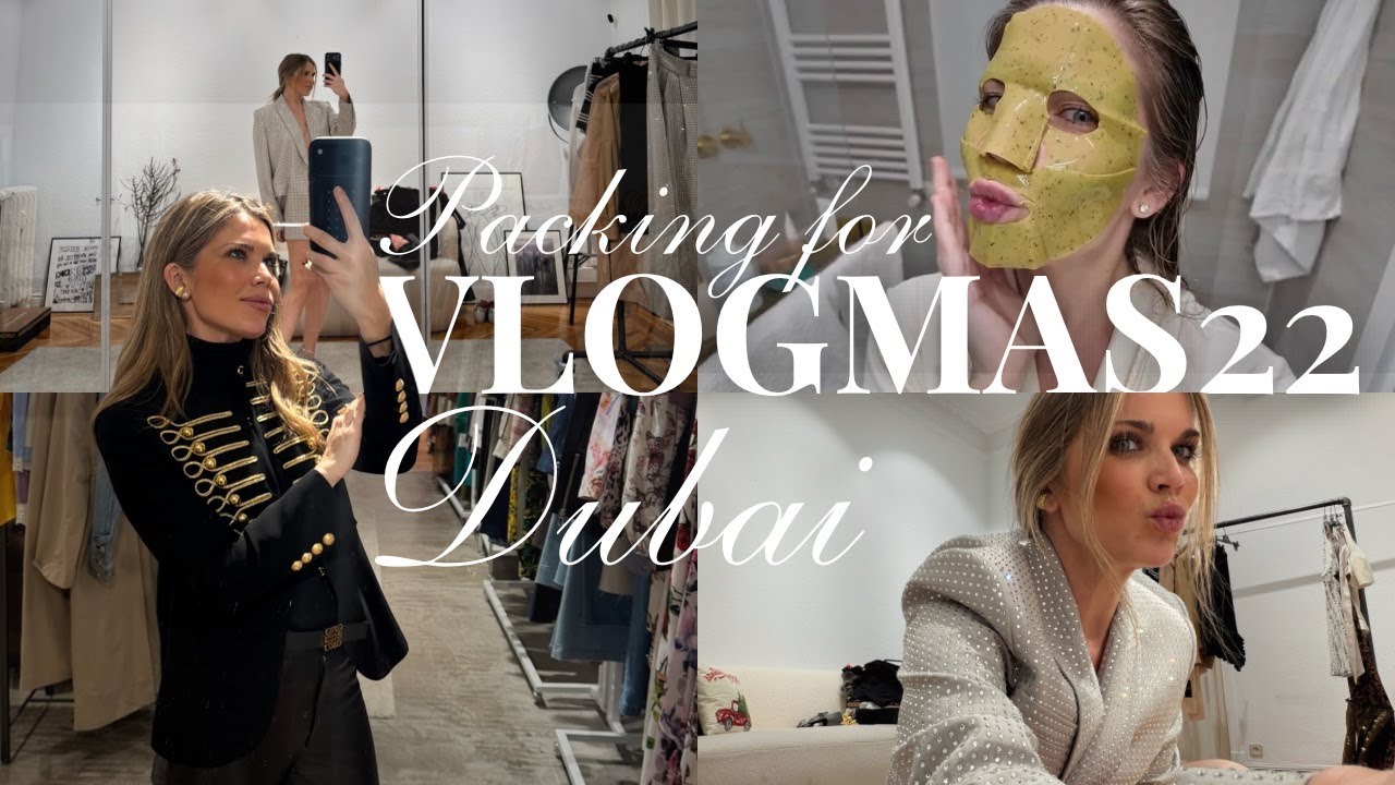 Preparando maleta para Dubai: moda, looks y rutina / VLOGMAS 22. Isabel Marín