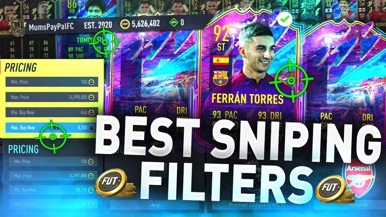 The Best Sniping Filters Right Now.. 🤑 #123 (FIFA 22 Sniping Filters)