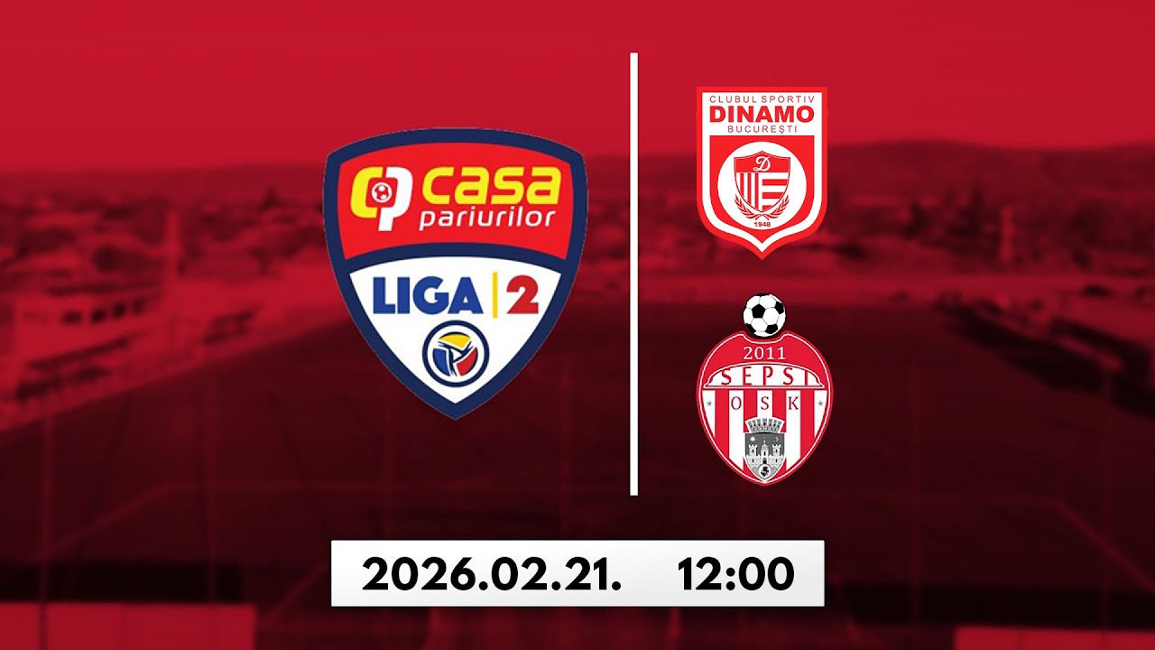 CS Dinamo - Sepsi OSK | Liga 2 / Rd.18