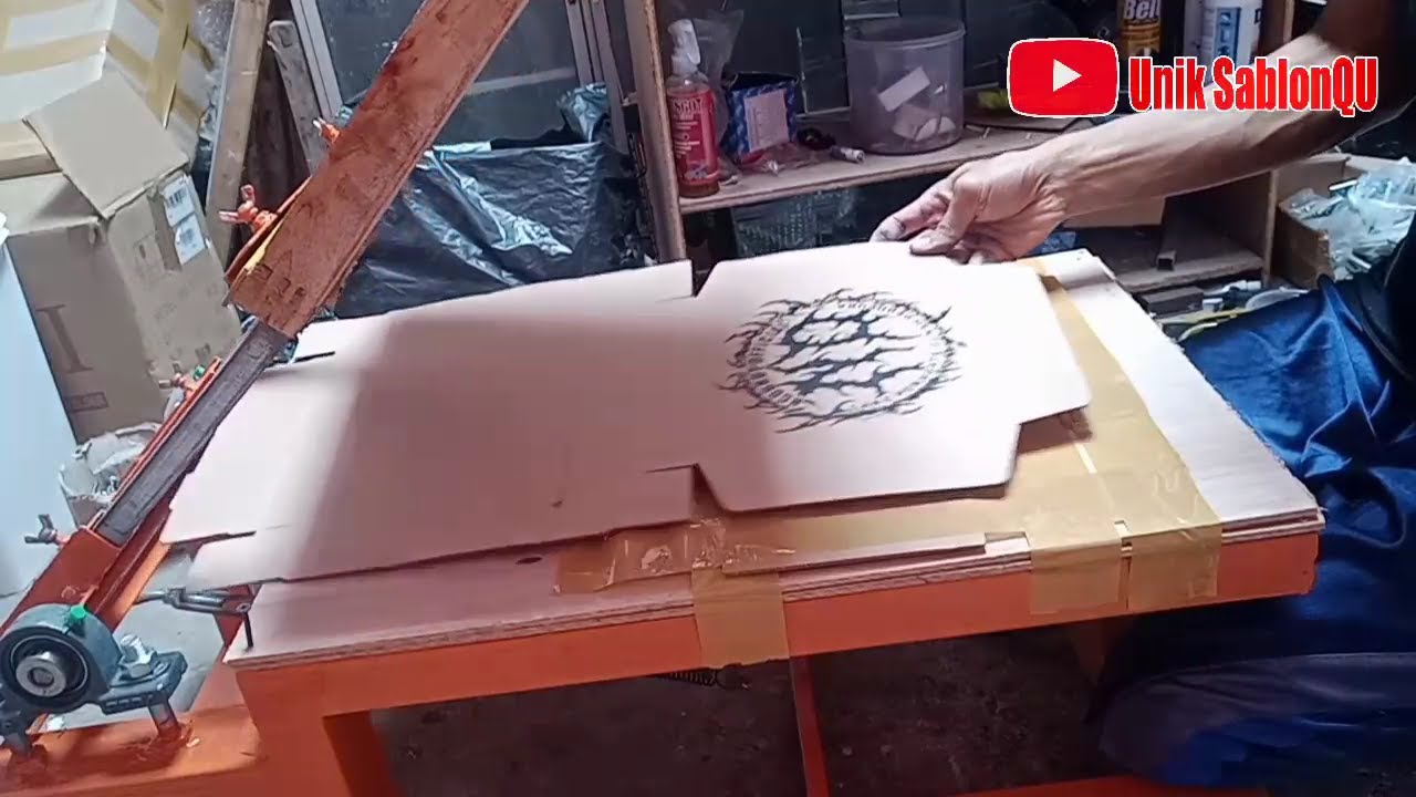CARA SABLON DUS ATAU KERTAS @uniksablonQu