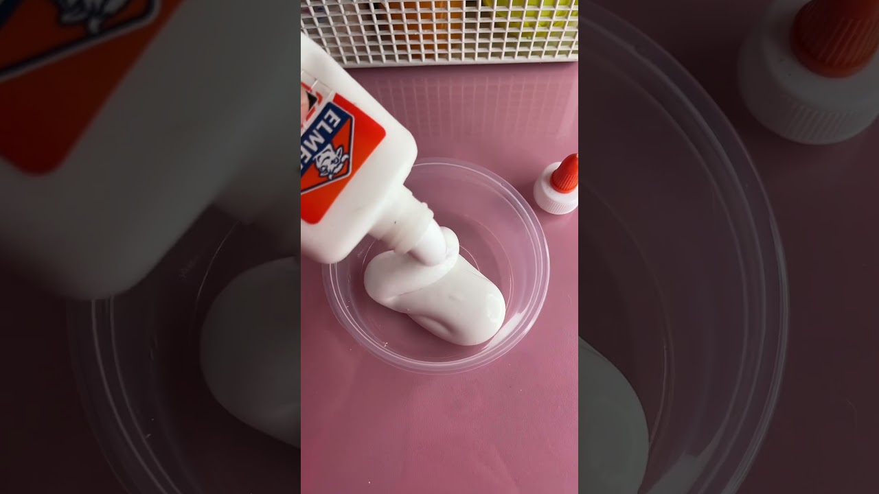C&oacute;mo hacer slime con detergente en polvo 🧼 #shorts