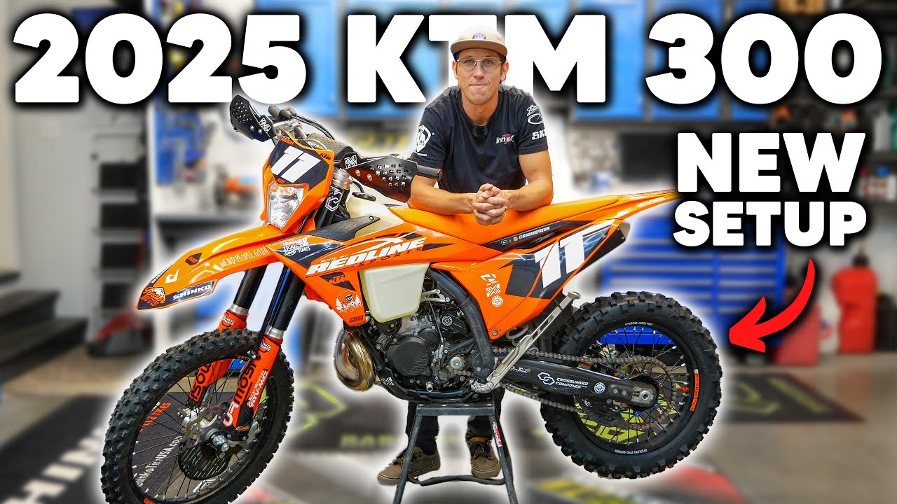 Я сделал ОГРОМНЫЕ улучшения в моем KTM 300 XC-W 2025 года!