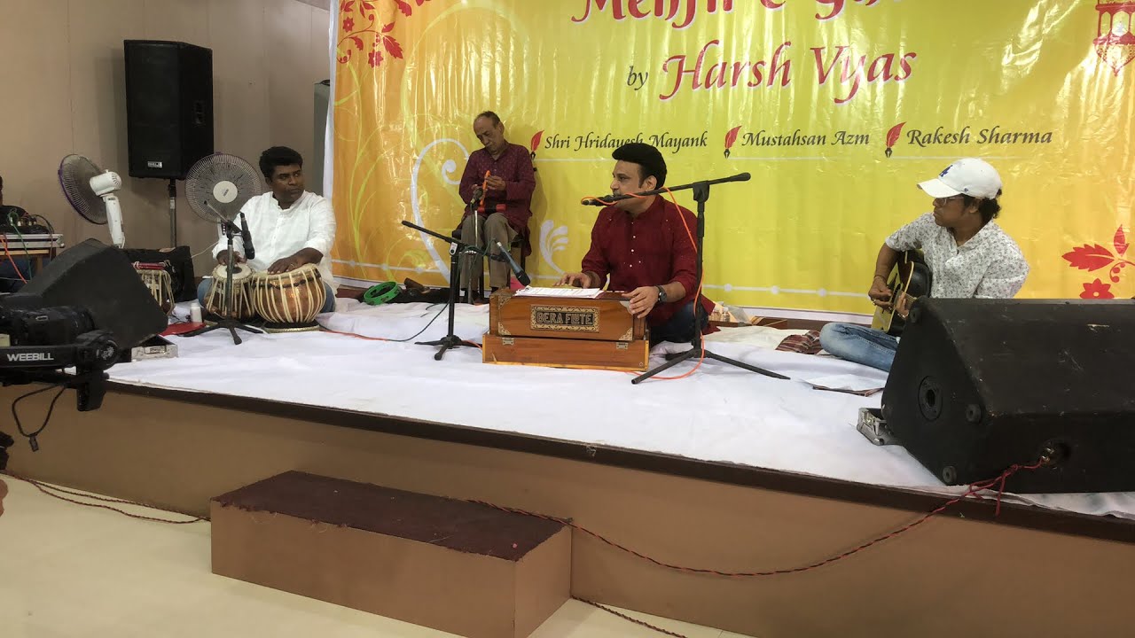 Mehfi-e-Ghazal by Singer Harsh Vyas #ghazal #harshvyas #sher #miraroad #swarsangam
