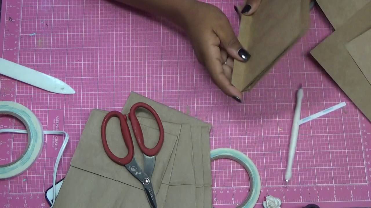 Paper Bag Mini Album Tutorial (Part 1)