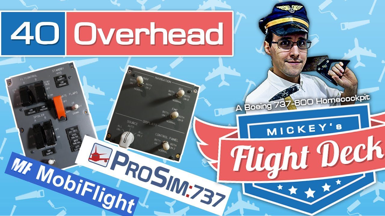 Connecting the Flight- and Navigation panel to Prosim - A Boeing 737-800 Homecockpit #40