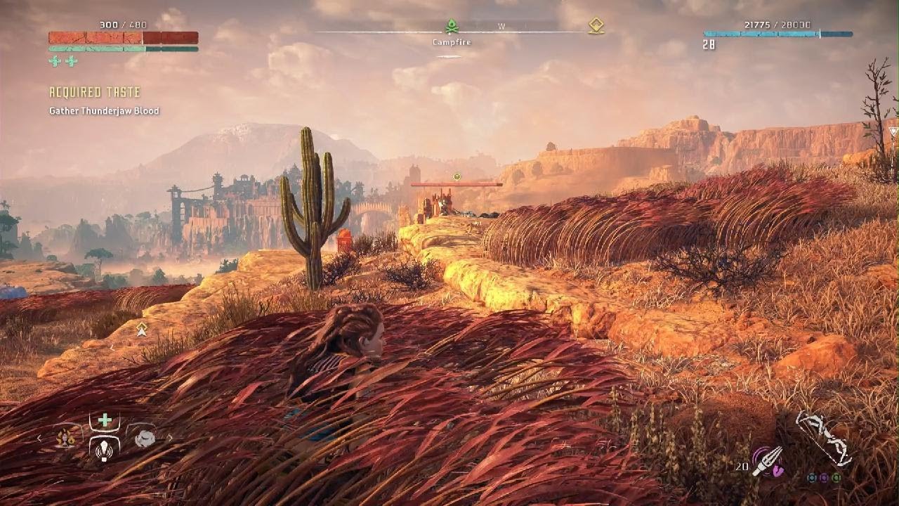 Horizon Zero Dawn Remastered Thunderjaw Fight