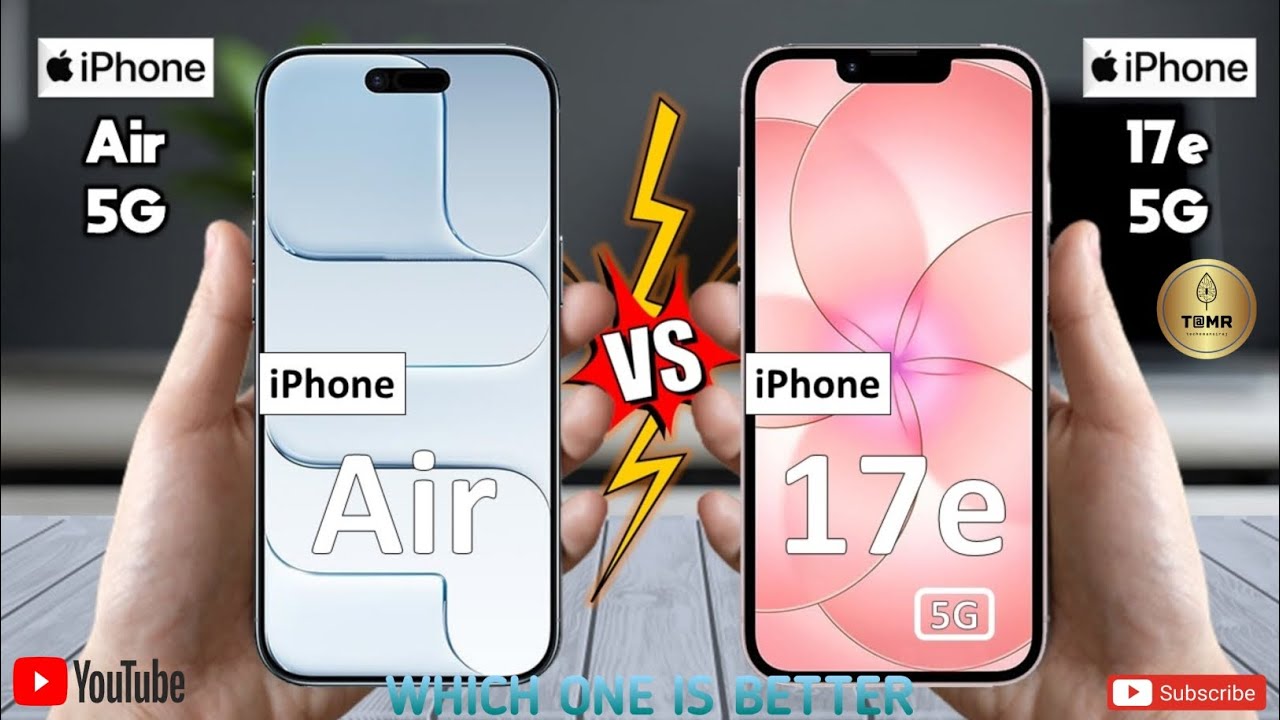 iPhone Air Vs iPhone 17e II Full Comparison ⚡ Which One Is Better?!