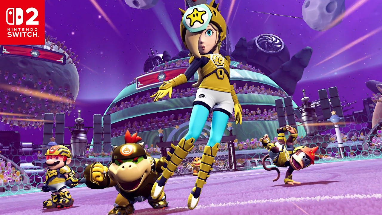 Rosalina Vs. Peach - Mario Strikers: Battle League ⁴ᴷ Switch 2