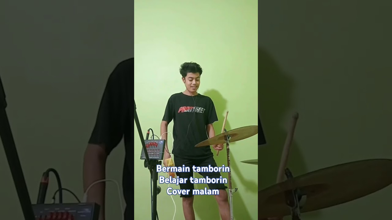 #dangdut belajar tamborin cover tamborin malam!!