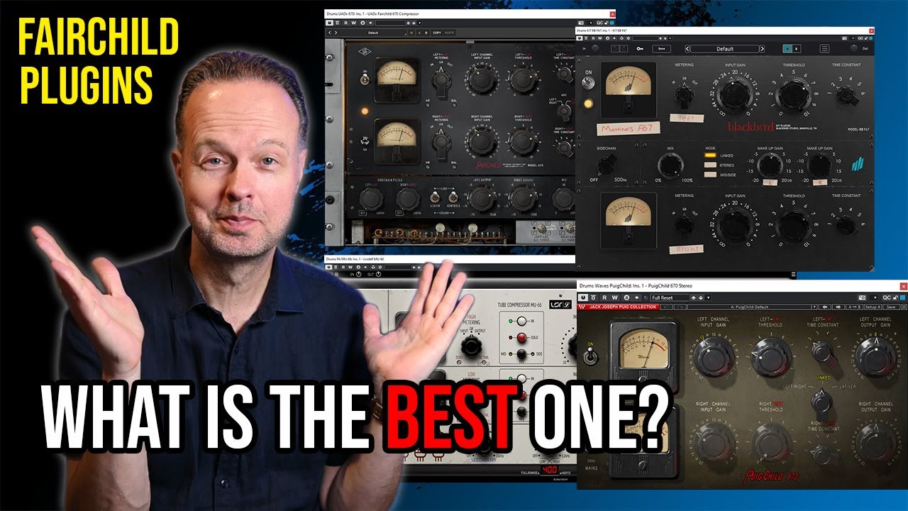 Fairchild Compressor Showdown: KIT vs. UAD vs. Waves vs. Lindell