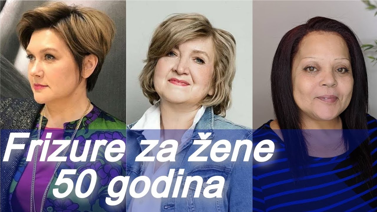 Frizure 💋 za žene 50 godina za tanku kosu - Moderne frizure