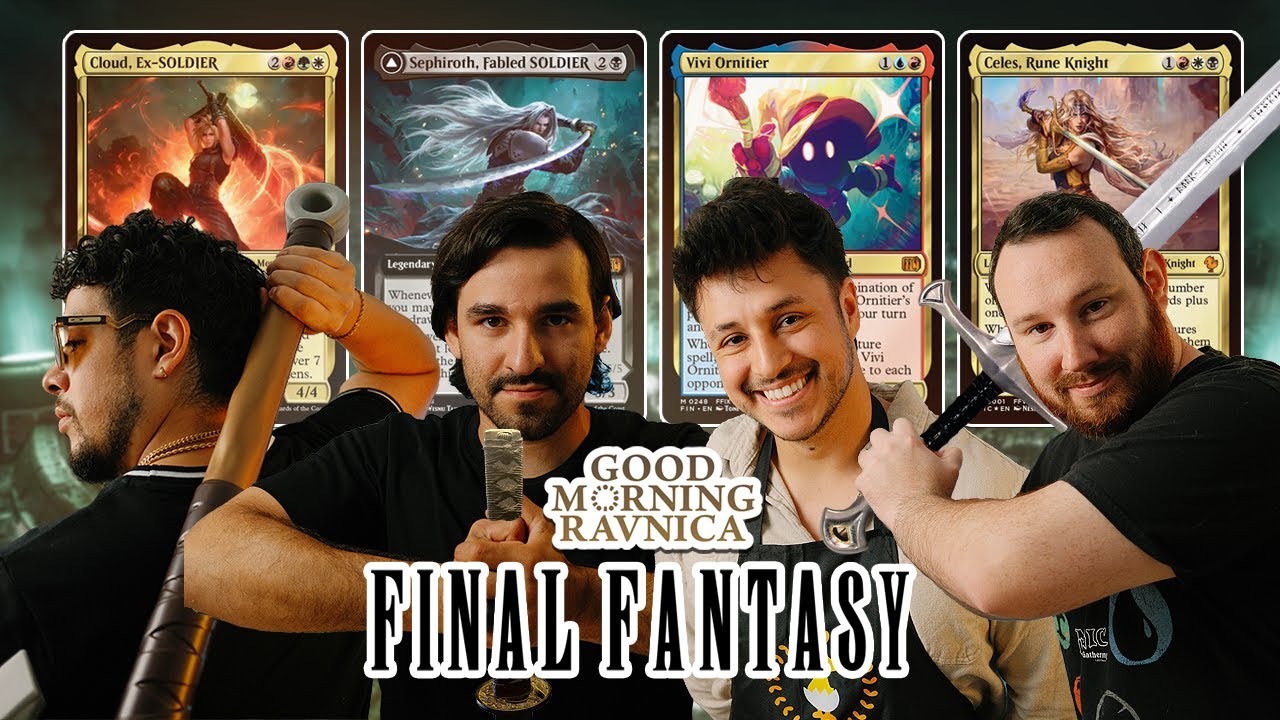FINAL FANTASY CARDS ARE BUSTED! Vivi v Sephiroth v Cloud v Celes | FF Precons | MTG Commander