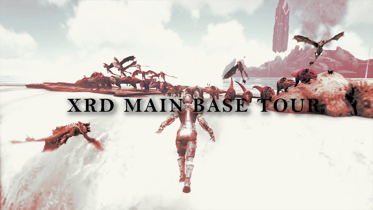 XRD Official Main Base Tour l North Ice Center l ARK PS4 #XRD
